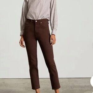 Everlane Brown Cropped Jeans NWOT